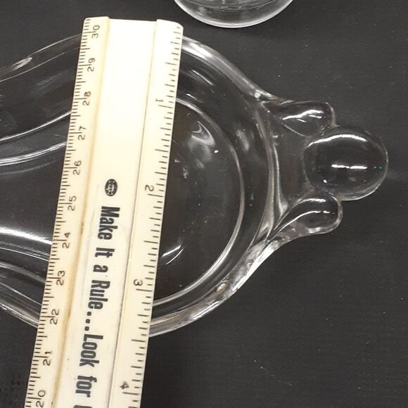 3 pc. bundle of Indiana glass willow oleander & magnolia leaf sugar, creamer set - Picture 7 of 10